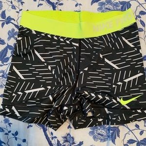 Yellow & Black Nike Pros